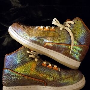 Size 9- 69.Nike air python Iridescent